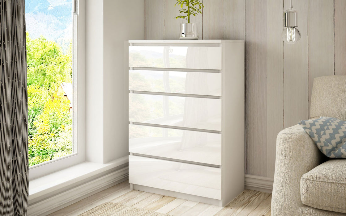 Commode design Franco 5 tiroirs
