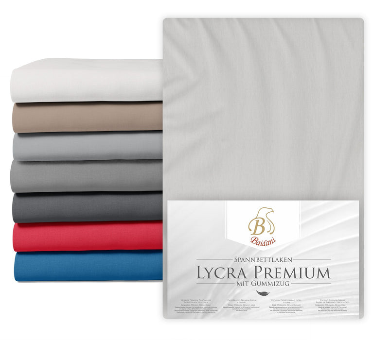 Drap-housse Premium coton et lycra avec élastique - Matelas épais 25cm