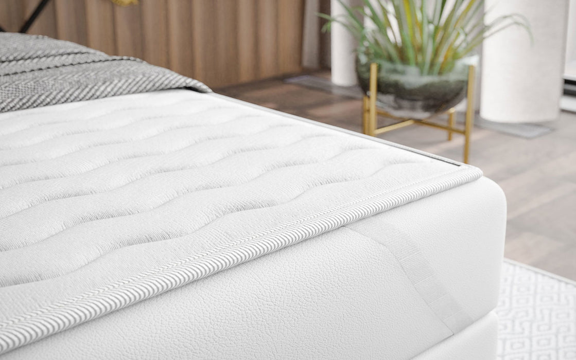Surmatelas en mousse Vellutato avec sangles de fixation