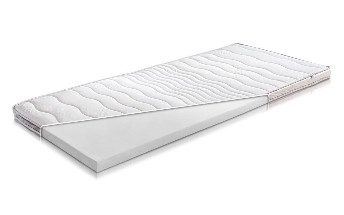 Surmatelas Celio pour invités en mousse confort semi-ferme (H3)
