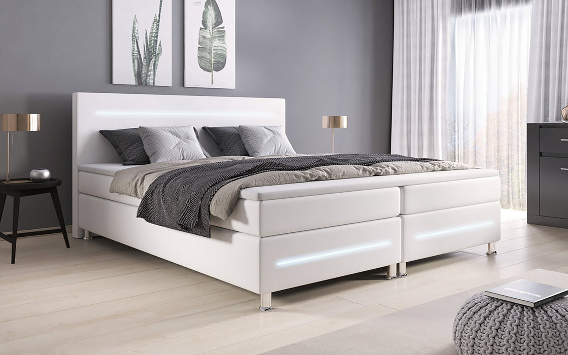 Lit boxspring Séjour avec éclairages LED