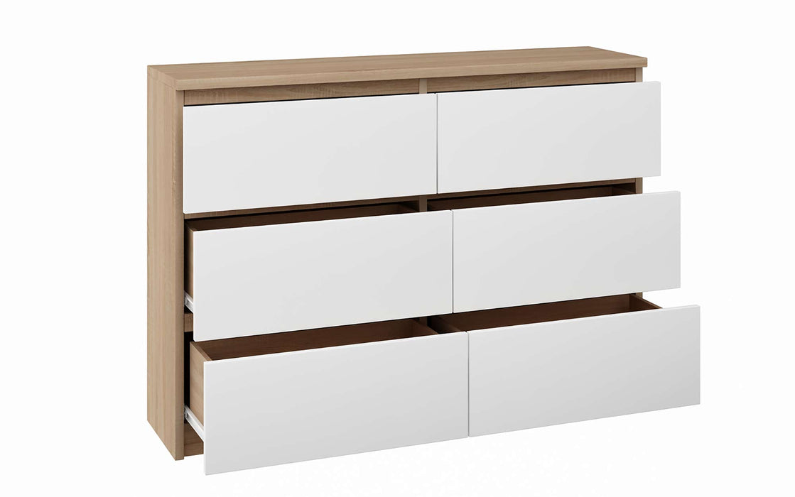 Commode Milano XL 6 tiroirs