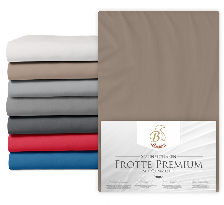 Drap-housse en tissu éponge avec élastique - Matelas épais 25cm