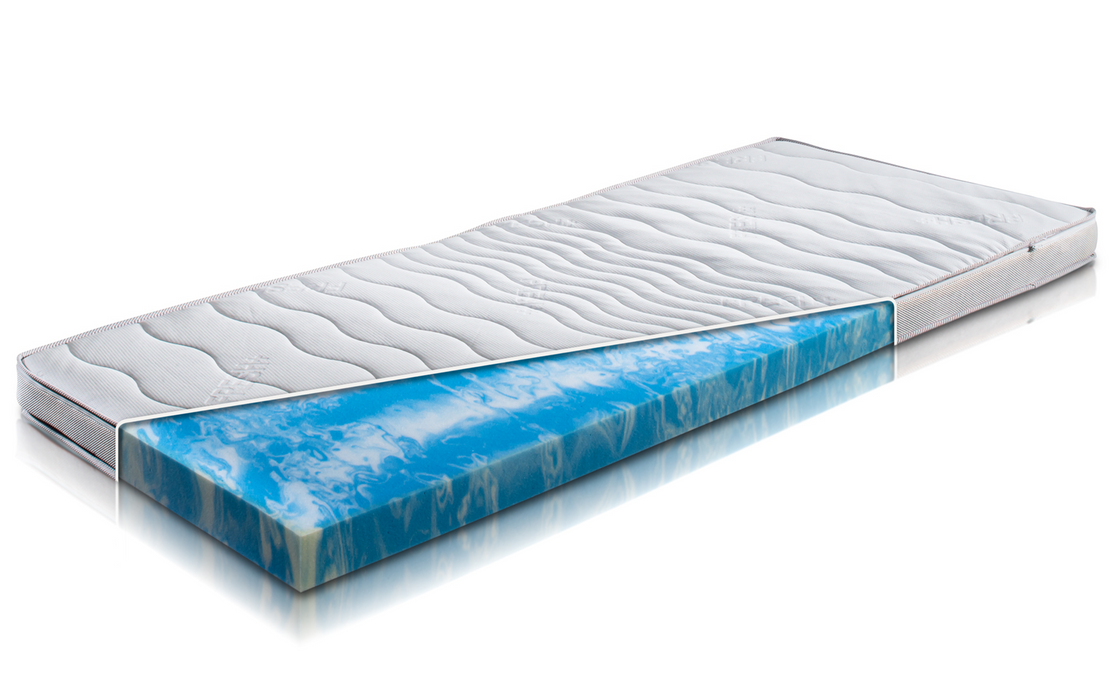 Surmatelas topper Carlo en mousse de gel Aquasoft 10cm